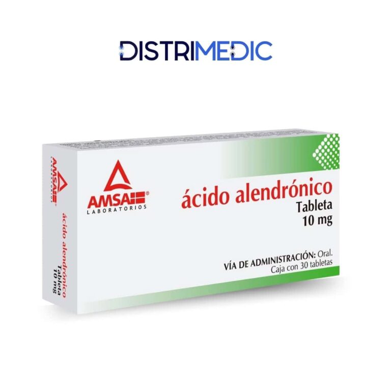 Ácido Alendrónico, 10 mg, 30 Tabletas, Amsa