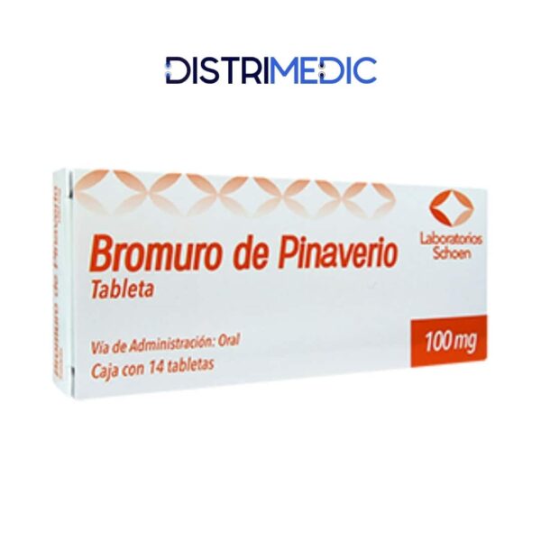 Bromuro de Pinaverio, 100 mg, 14 Tabletas, Schoen