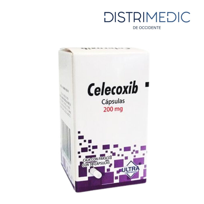 Celecoxib, 200 mg, 10 Cápsulas, Ultra-Distrimedic de Occidente