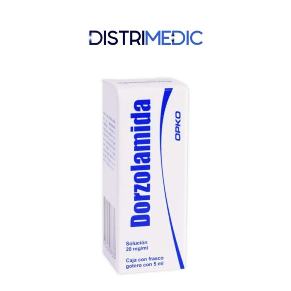 Dorzolamida Solución Oftálmica, 5 ml, 5 ml, 1 Pieza, Exakta
