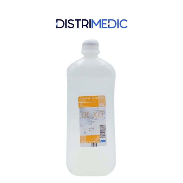 Glucosa Solución Inyectable, 10%, 1000 ml, Pisa