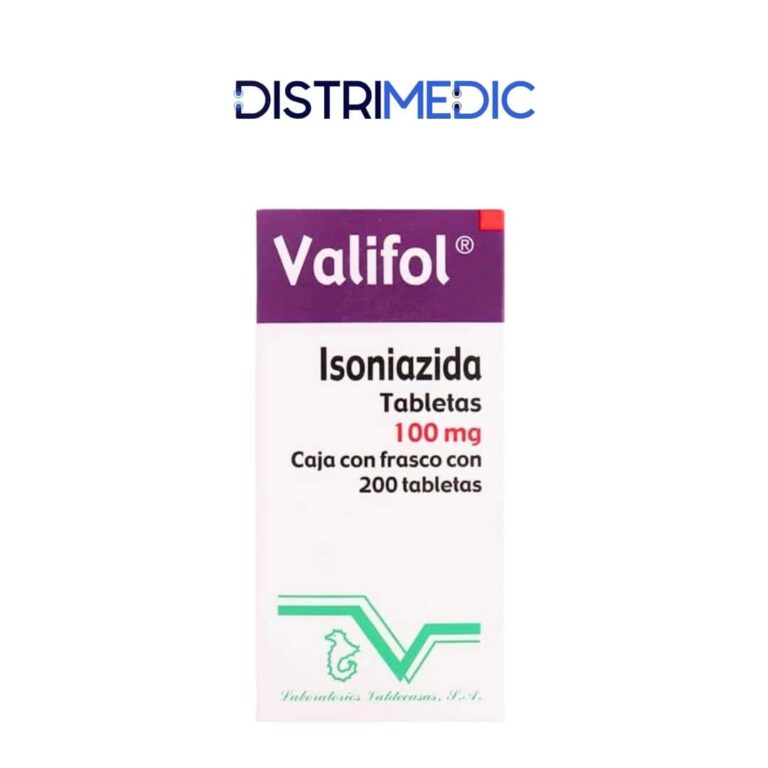 Isoniazida, 100 mg, 200 Tabletas, Valdecasas