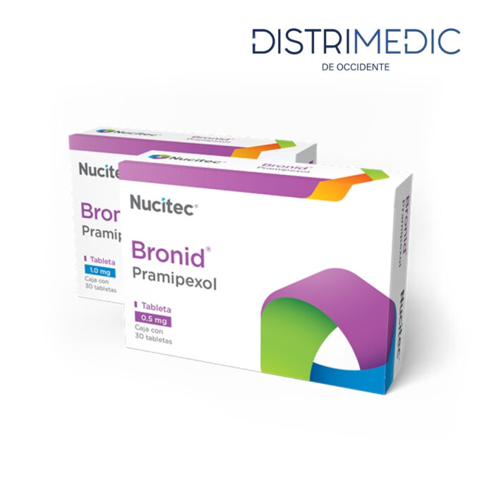 Pramipexol, 0.5 mg, 30 Tabletas, Nucitec-Distrimedic de Occidente