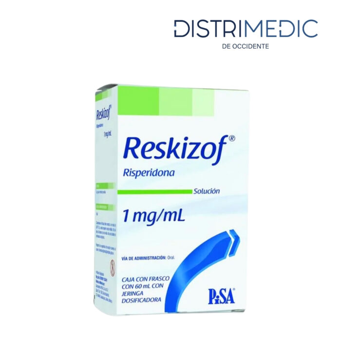 Risperidona Oral, 1 mg, 60 ml, 1 Pieza, Pisa-Distrimedic de Occidente