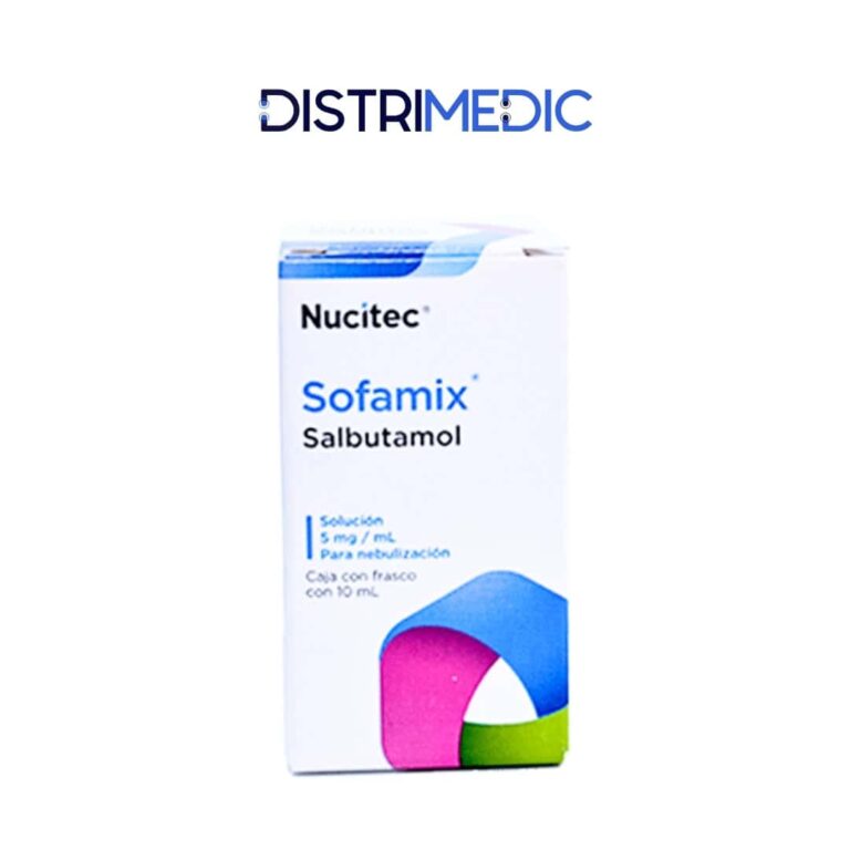 Salbutamol Solución para Nebulización, 5 mg, 10 ml, 1 Pieza, Nucitec