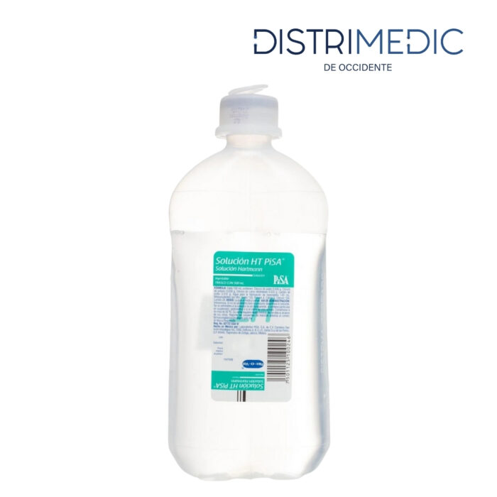 Solución Inyectable Hartmann, 500 ml, Pisa-Distrimedic de Occidente